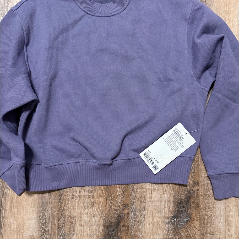 lululemon athletica Women's Purple Crew Neck Sweater